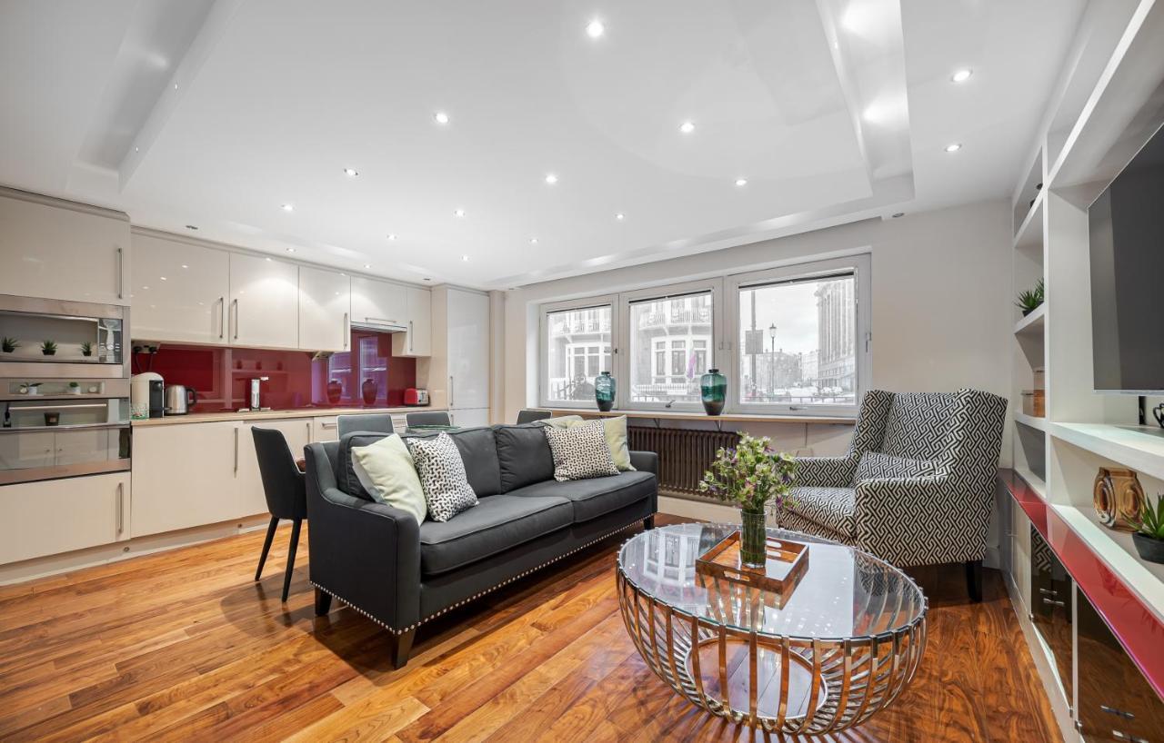 Elegant Ground Floor Apartment With Ac In Knightsbridge Steps Away From Harrods Londres Exterior foto